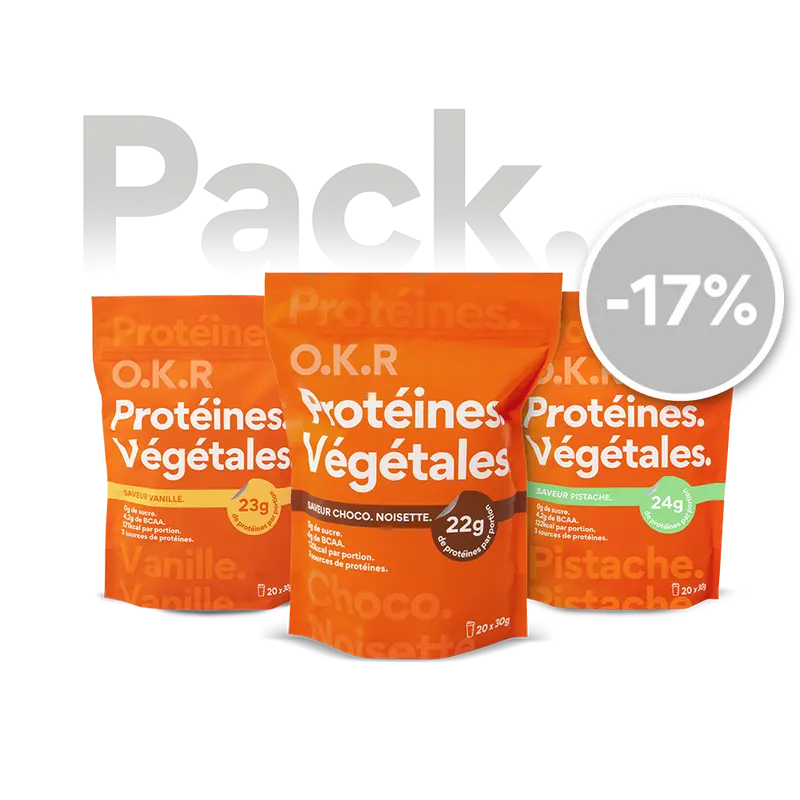 Pack 3 sachets. Protéine Végétale.