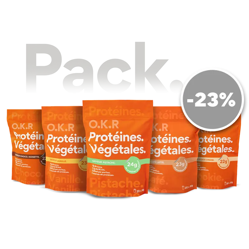 Pack 5 sachets. Protéine Végétale.