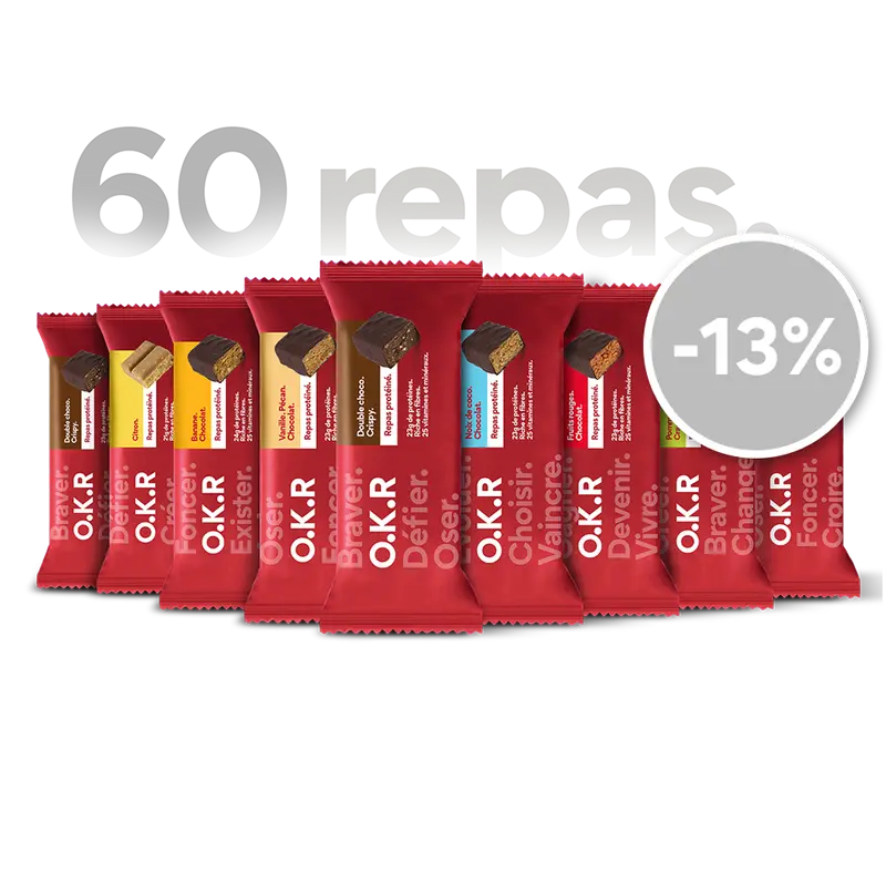 Pack 60 repas protéinés.