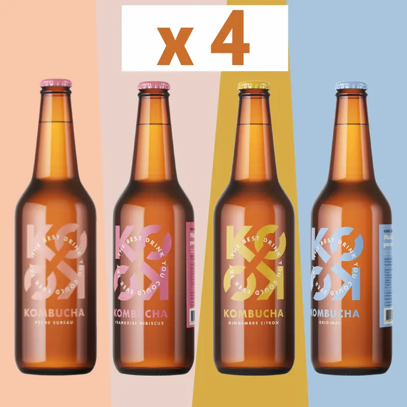 Pack découverte 4 bouteilles