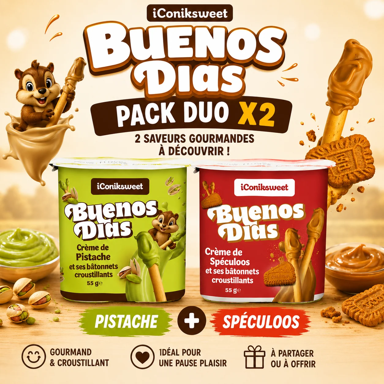 Pack Duo Buenos Dias x2 🍫✨