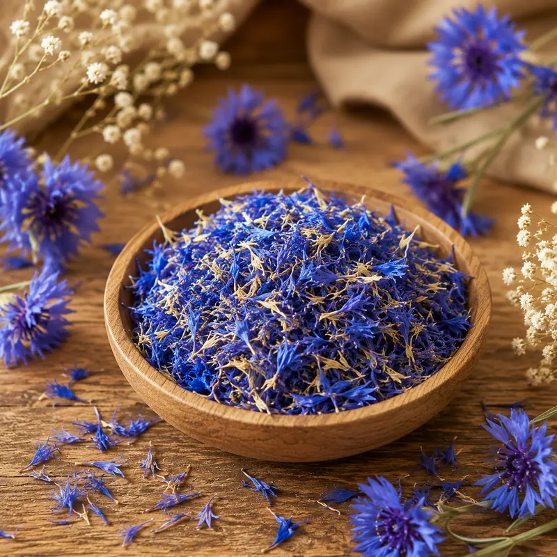 Pétales de bleuet bleu - PRO