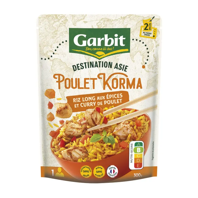 Plat Individuel Korma GARBIT