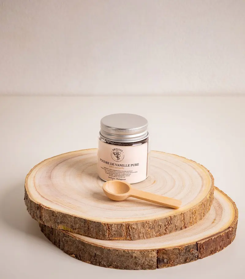 Poudre de vanille bourbon de madagascar