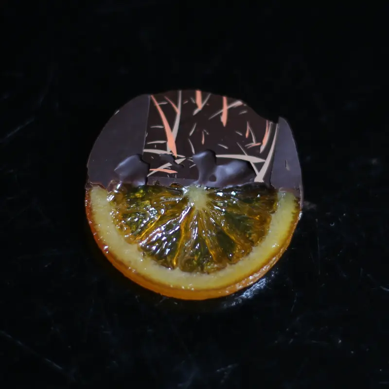 Réglette 6 tranches d'orange