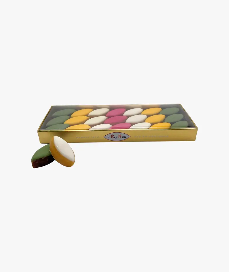 Réglette de 21 petits calissons assortiment