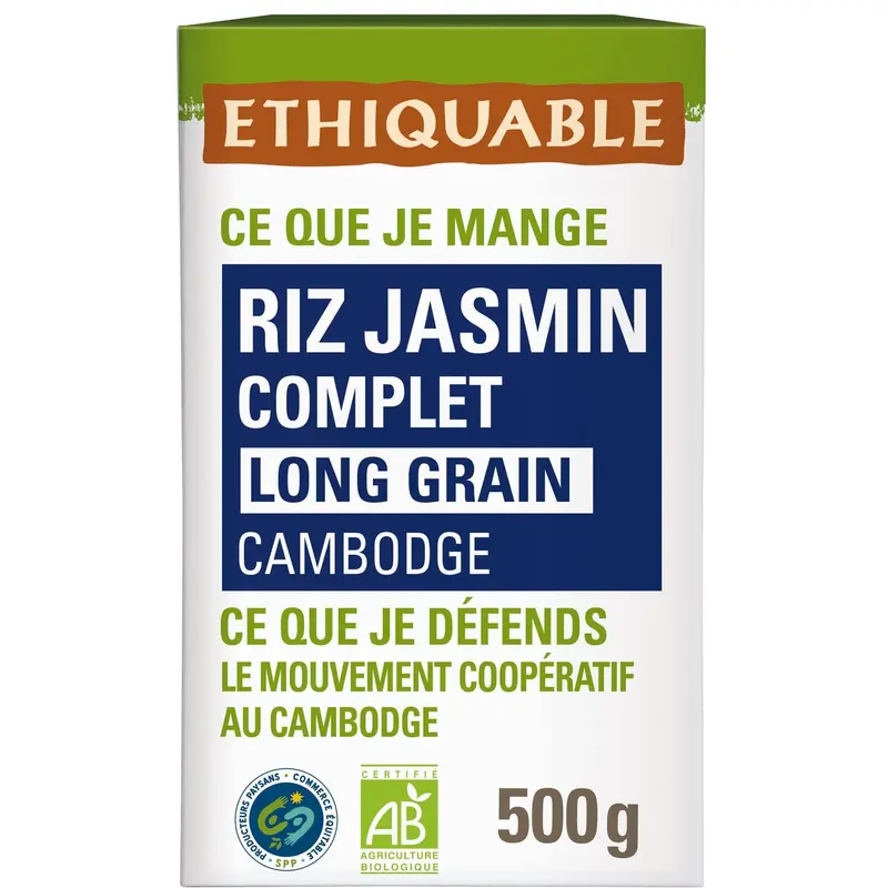 Riz completde Cambodge Bio ETHIQUABLE