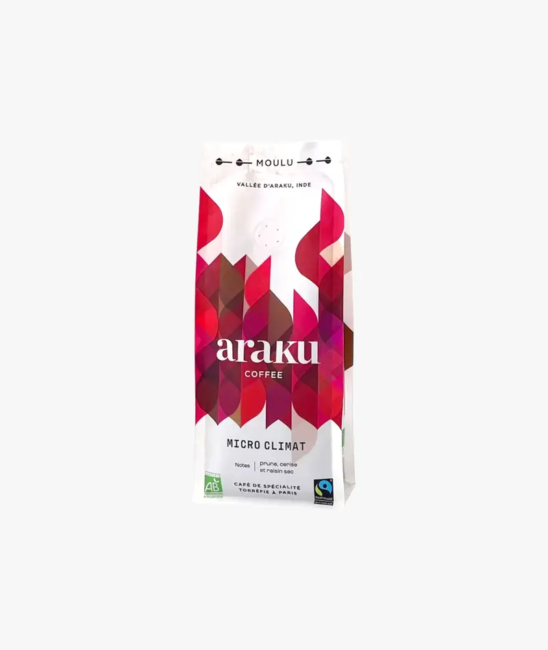 Sachet café bio Micro Climat moulu