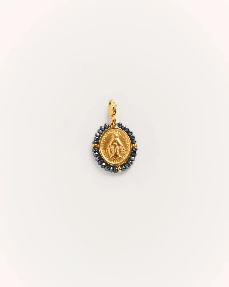 Santa Maria — Charm Hematite
