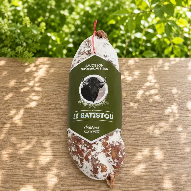 Saucisson Artisanal au Bison