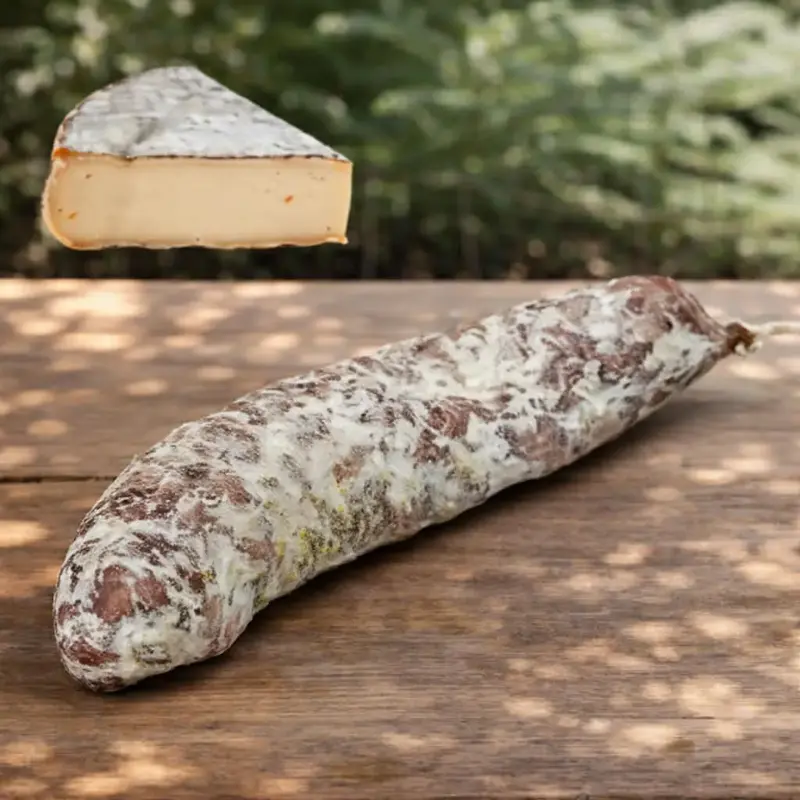 Saucisson artisanal saint nectaire