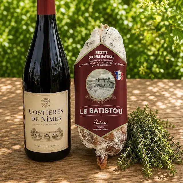 Saucisson Artisanal Thym & Vin