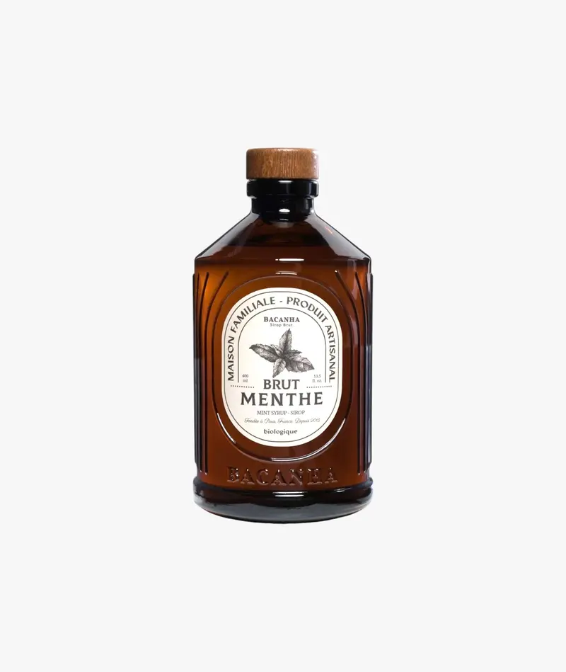 Sirop brut de menthe bio