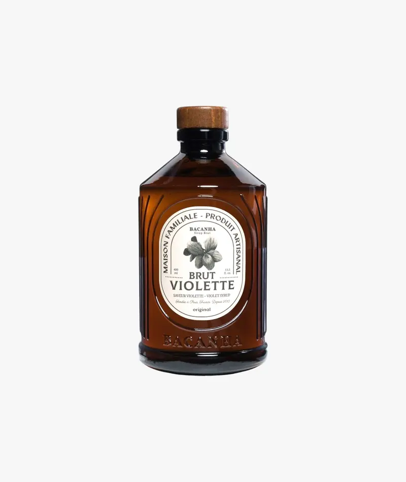 Sirop brut de violette bio