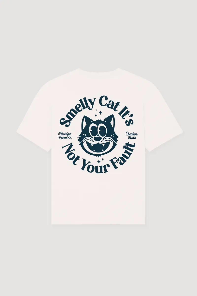 Smelly Cat | Offwhite Tee