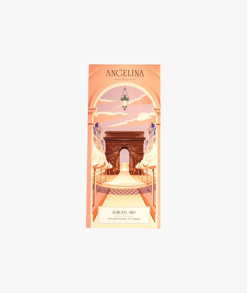Tablette de chocolat noir 70% bio