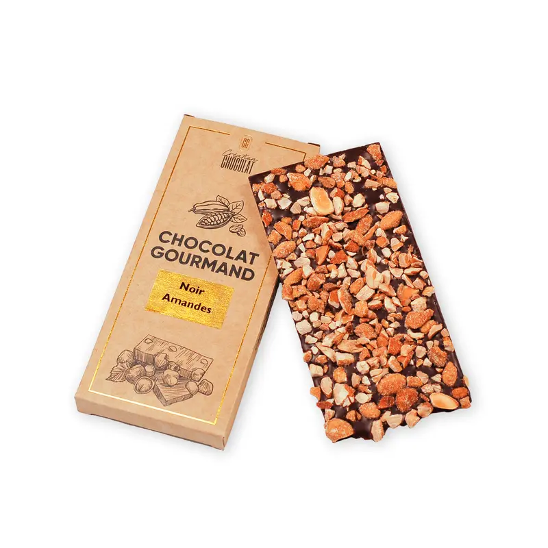 Tablette Noir Amandes