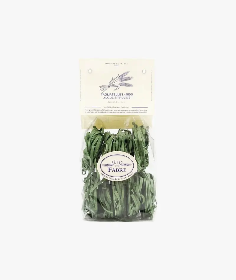 Tagliatelles algue spiruline