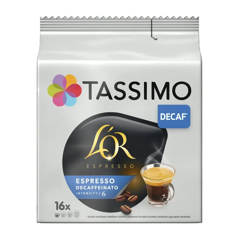 TASSIMO L'Or Decaffeinated Espresso Pods