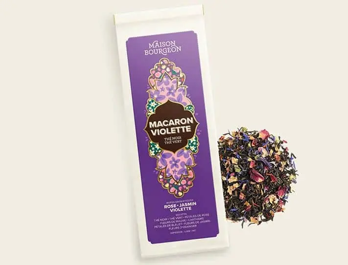 Thé Macaron Violette en sachet