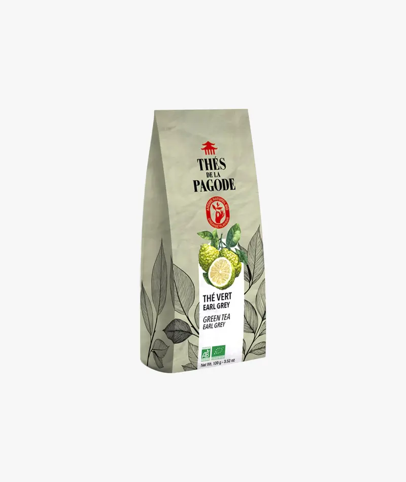 Thé vert Earl Grey bio